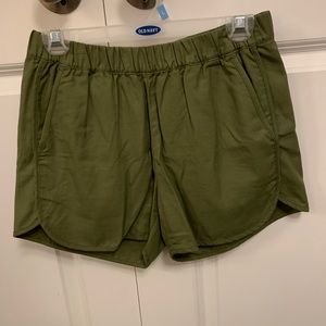 Madewell high waisted green short
